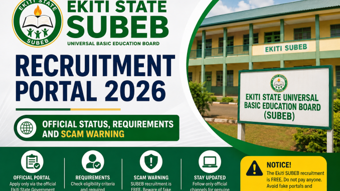 Ekiti SUBEB Recruitment