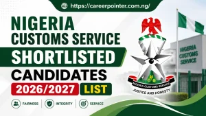 Nigeria Customs Shortlisted Candidates