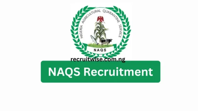 NAQS Recruitment 2026