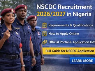 NSCDC Shortlisted Candidates